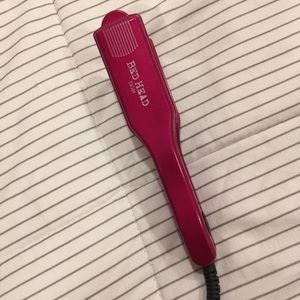 Travel Sized (mini) Hair Straightener - hot pink